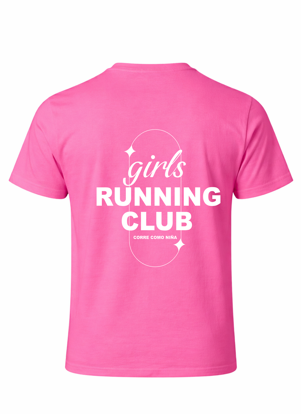 💖 Playera Sport "Girls Running Club" – Rosa